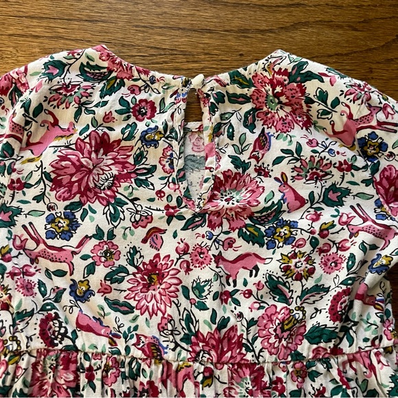 Old Navy Long Sleeve Ruffle Woodland Print Dress with Legging, Size 4T - Picture 6 of 11